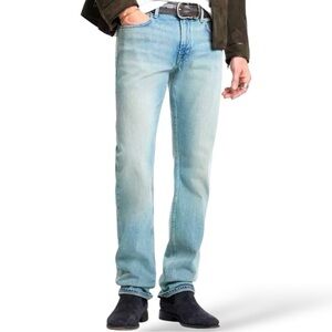 John Varvatos J701 Regular Fit Straight Leg Jeans, Sun Bleached Denim, Size 28